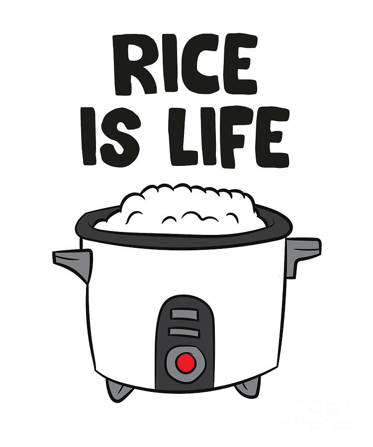 Rice Is Life Asian Food Chinese Rice Love Rice Tapestry - Textile by EQ ...