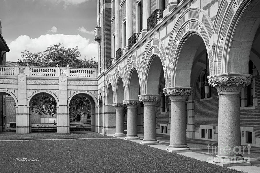 Rice University Courtyard Photograph by University Icons