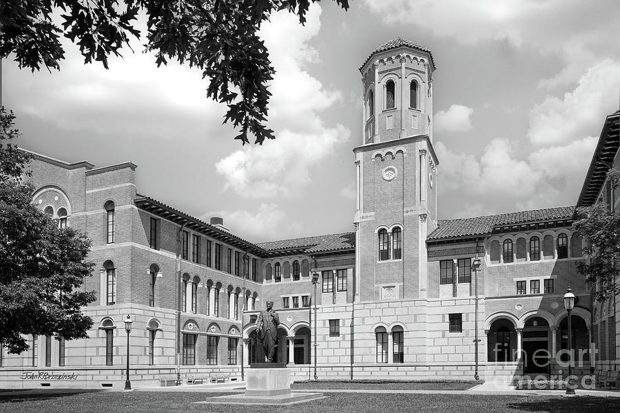 Rice University Keck Hall Photograph by University Icons