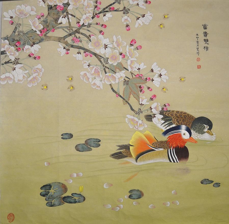 Rich and noble Painting by HuiZhen Zhang Rich and noble Painting by HuiZhen Zhang