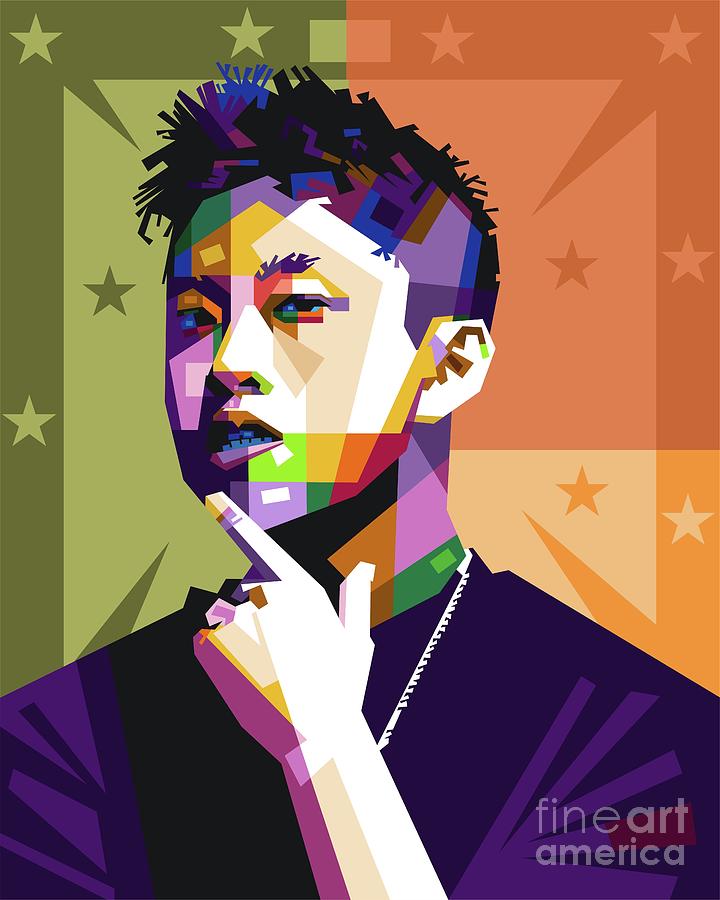 Rich Brian Painting by Baturaja Vector | Fine Art America