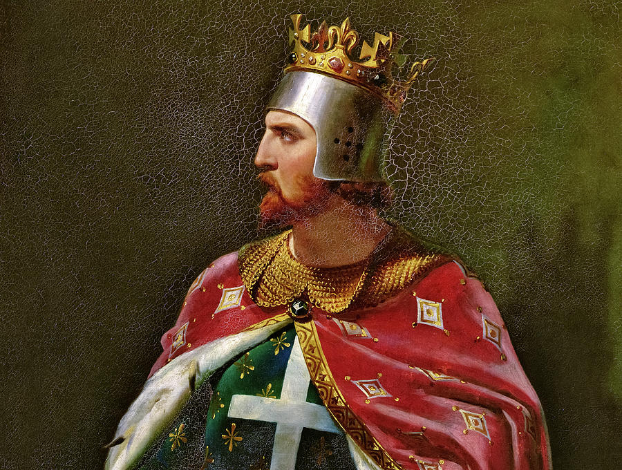 Knight Painting - Richard I the Lionheart, King of England, 1841 by Merry-Joseph Blondel