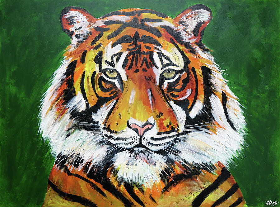 Richard Parker  Painting by Laura Hol Art