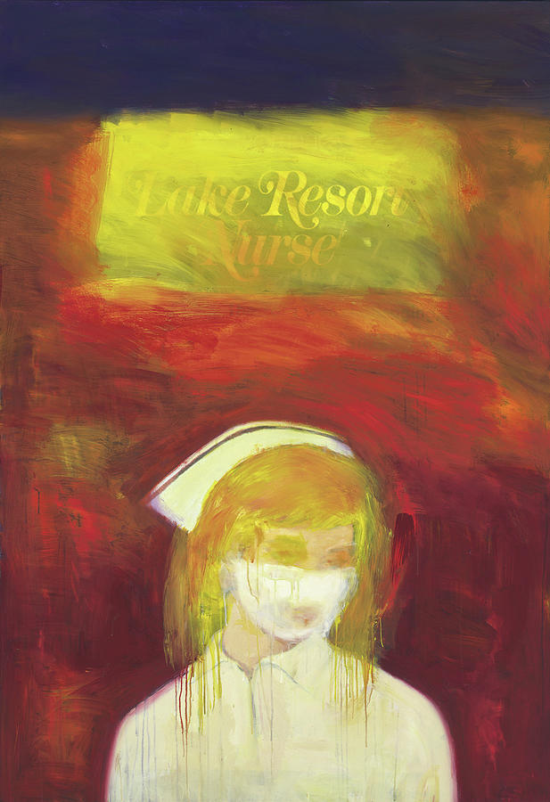 Richard Prince Lake Resort Nurse Painting by Dan Hill Galleries - Pixels