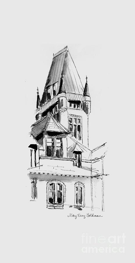 Richardson Complex Tower, Hotel Henry, Buffalo Ny Drawing