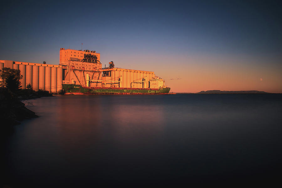 Richardson Port Terminal and the Sleeping Giant Photograph by Jay Smith