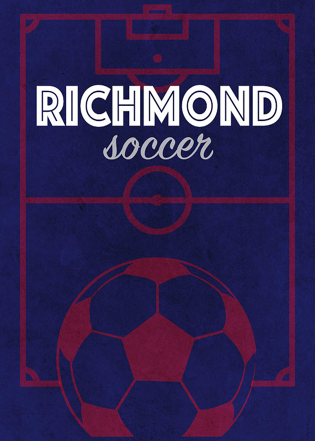 Richmond Mixed Media - Richmond College Sports Vintage Poster by Design Turnpike