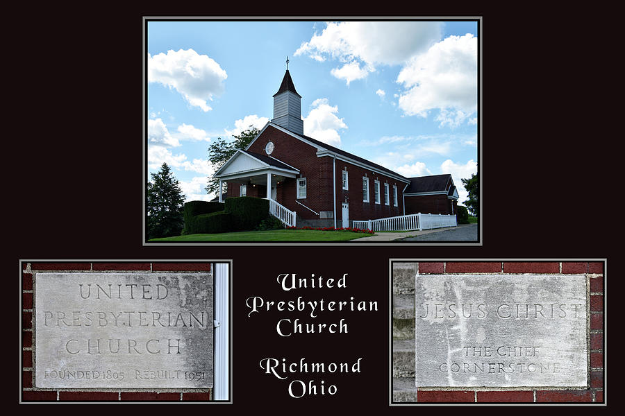 Architecture Photograph - Richmond Presbyterian Church Collage by Kathy K McClellan