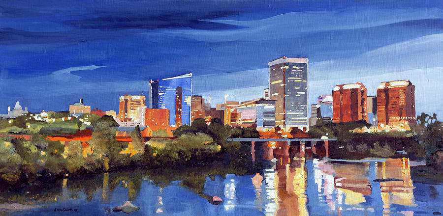 Richmond, VA Painting by James Smither - Fine Art America