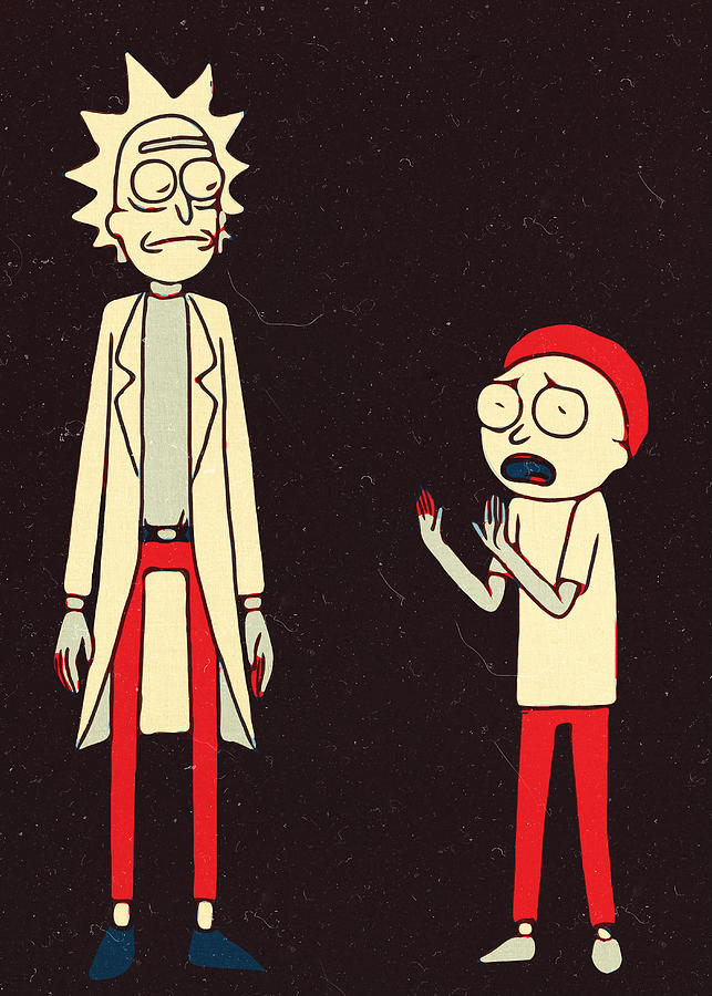 Rick and Morty 03 Digital Art by TheArtGhost