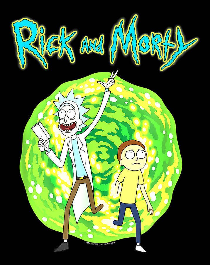 Rick and Morty Dimension Portal .png Digital Art by Minh Trong Phan