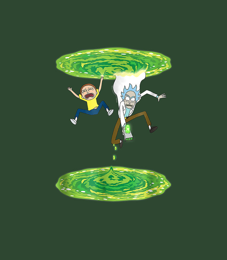 Rick And Morty Falling Po Digital Art By Rylnn Neah - Fine Art America