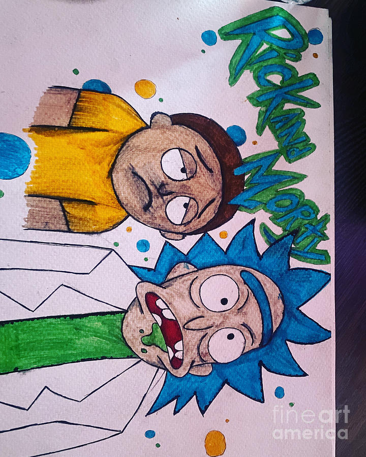 Rick and deals morty drawing