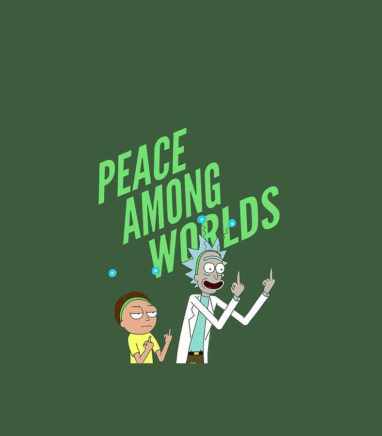 Rick and Morty Peace Among Worlds Portal Digital Art by Carter