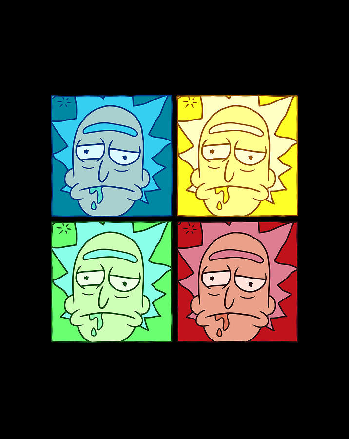 Rick And Morty Rick Pop Art Digital Art by Sue Mei Koh