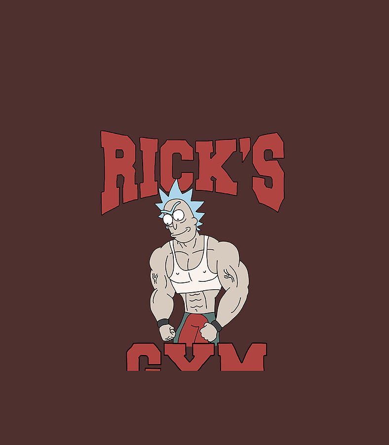 Rick and Morty Ricks Gym Full Color Digital Art by Carter Briar | Fine ...