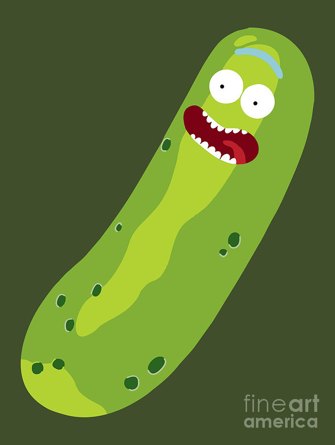 Rick and Morty sci fi pickle Digital Art by Max Thompson | Pixels