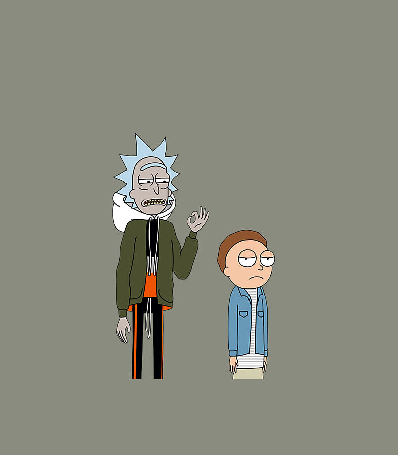 Rick and Morty Streetwear Rick and Morty Digital Art by Obanz Caris ...