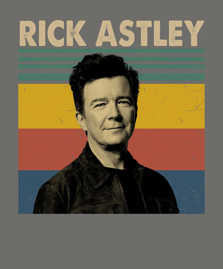 Rick Astley Music Retro Vintage Digital Art by Orlondo Carrizo - Fine ...