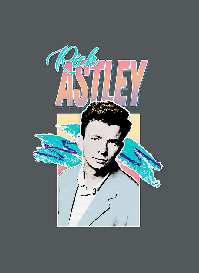 Rick Astley red trending Painting by Kirsten Patel