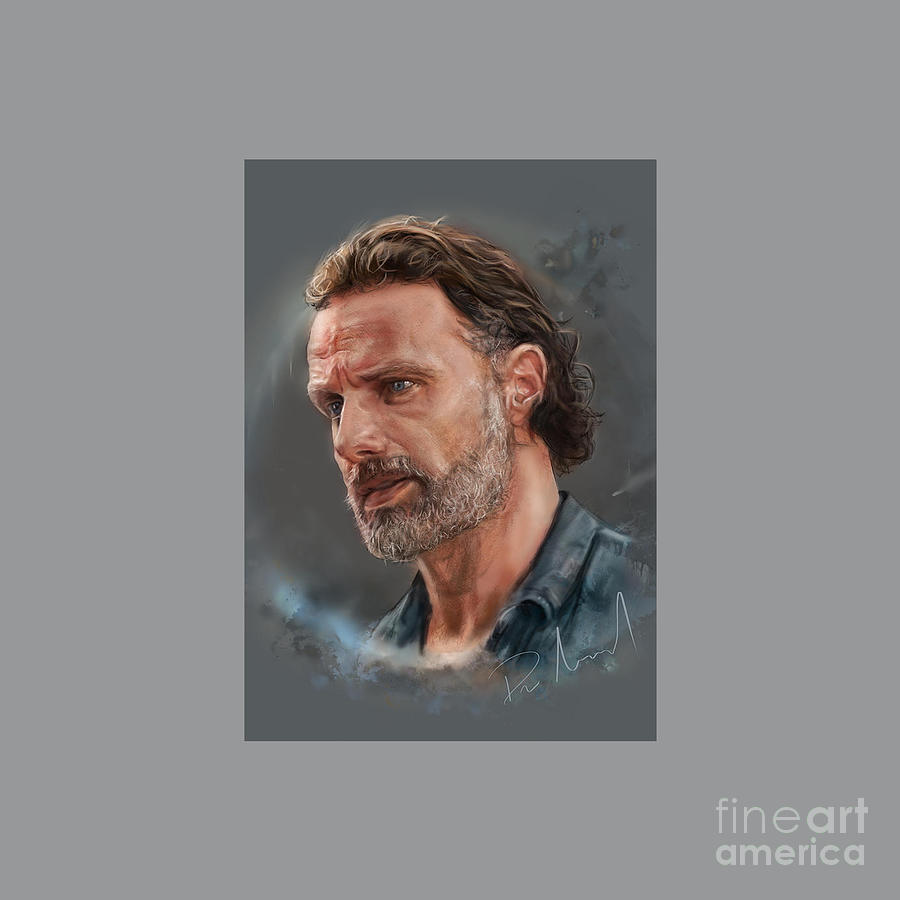 Rick Grimes Drawing by Claud M Wilcox - Fine Art America