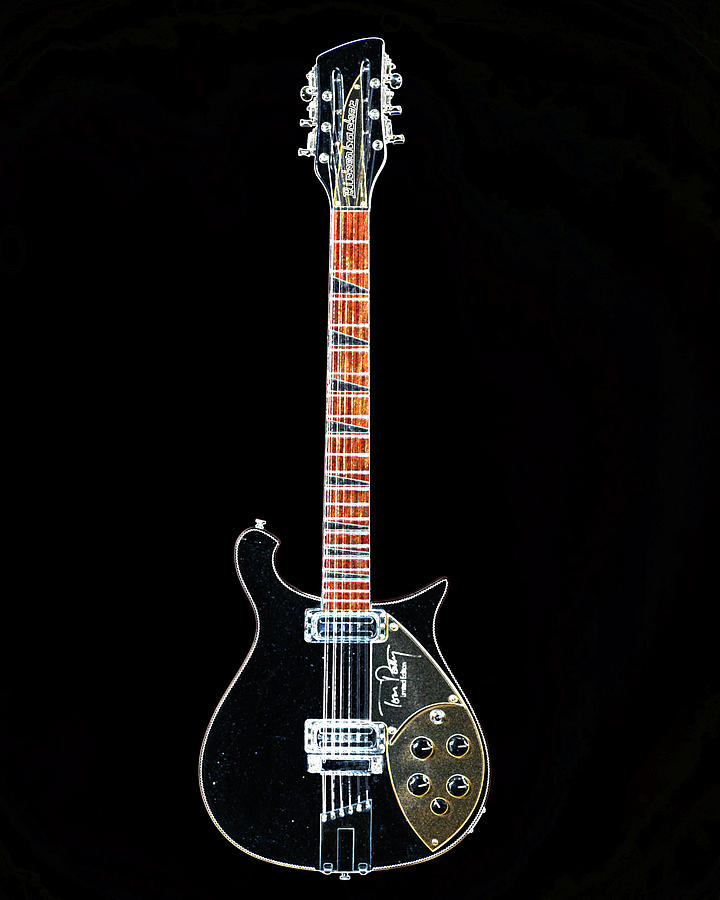 Rickenbacker 12 String Guitar in Color 118.2110B Photograph by M K ...