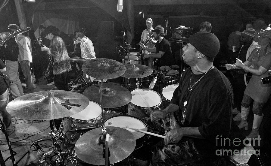 Rico Lewis on Drums with The Big Ol Nasty Getdown Photograph by David Oppenheimer
