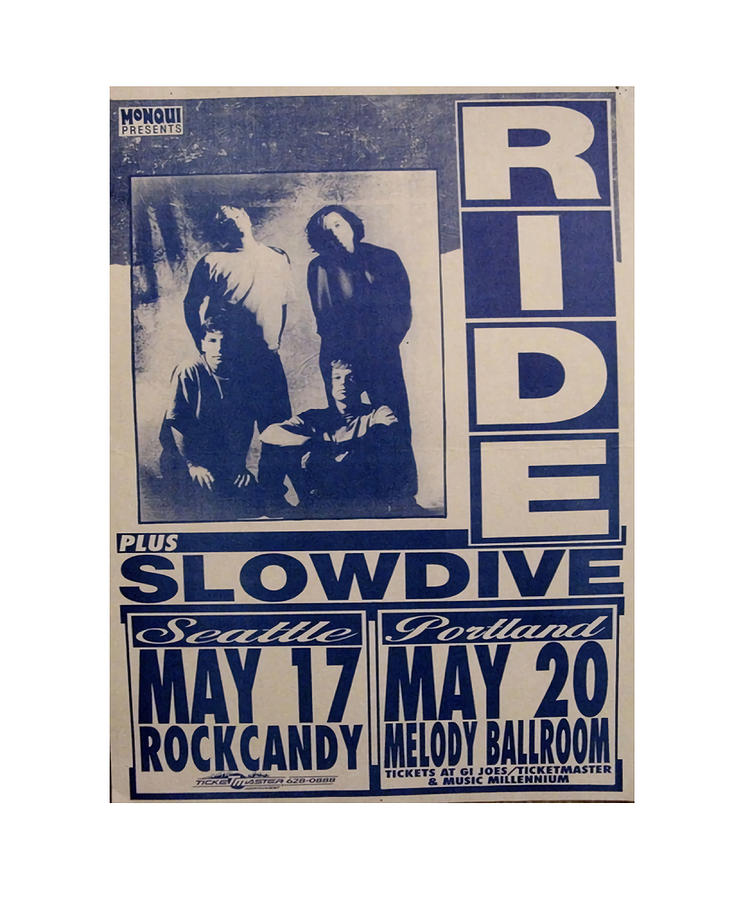 slowdive tour poster