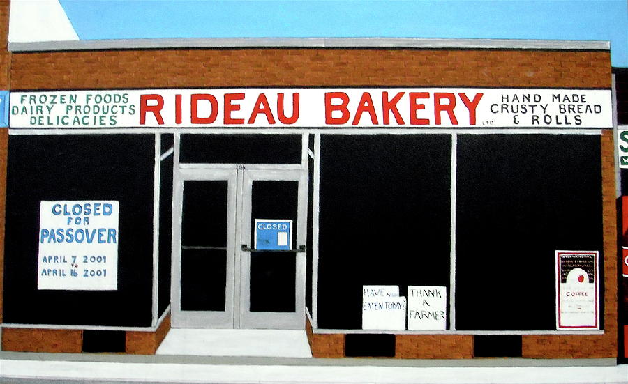 Rideau Bakery Painting by Stephanie Moore