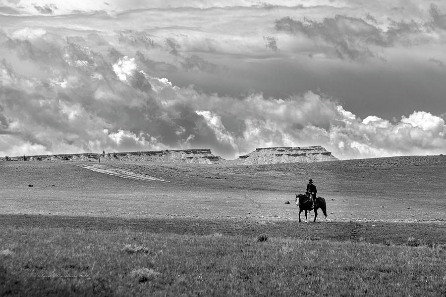 Riding on the Prairie Photograph by Sam Sherman