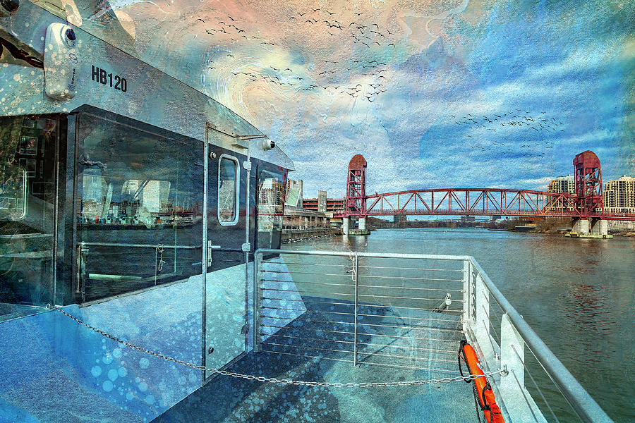 Riding the Astoria Ferry Photograph by Cate Franklyn