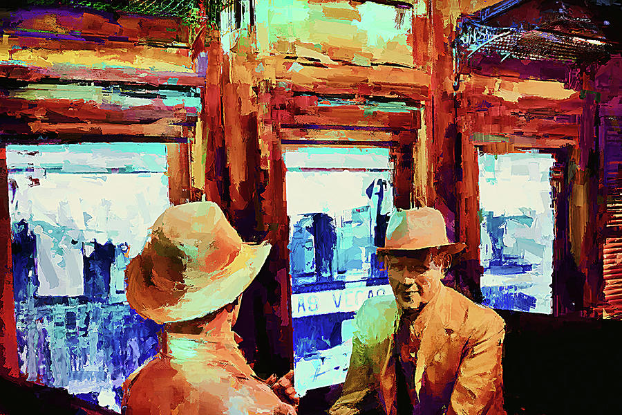 Riding the Union Pacific Train in 1905 Mixed Media by Tatiana Travelways