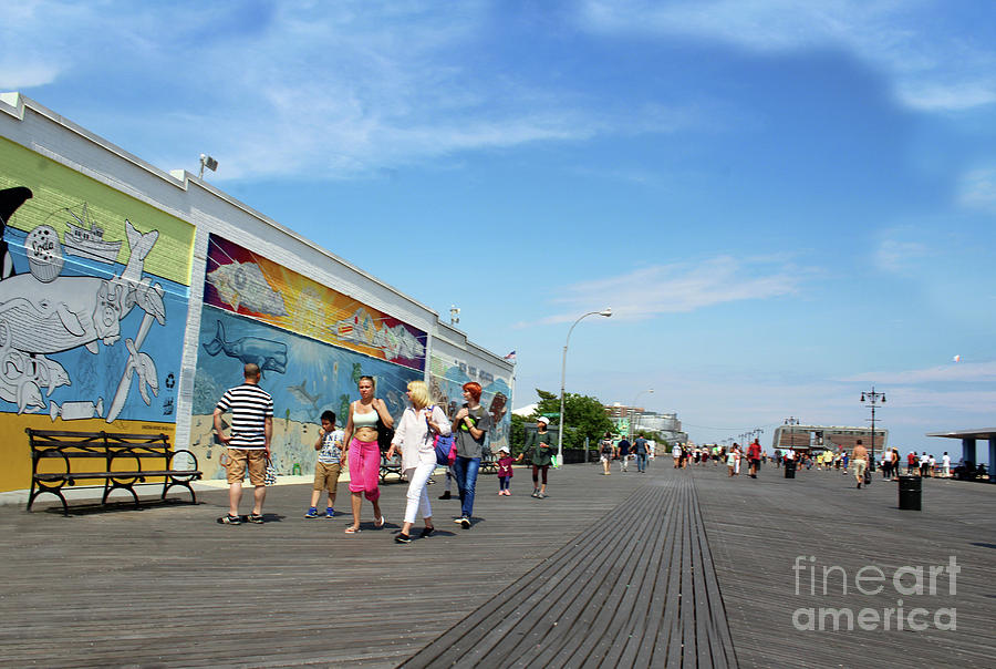 Riegelmann Boardwalk - Coney Island - Study III Photograph by Doc Braham