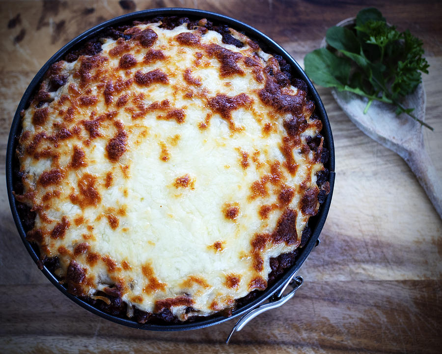 Rigatoni Pie Photograph by Gregoria Gregoriou Crowe fine art and creative photography.