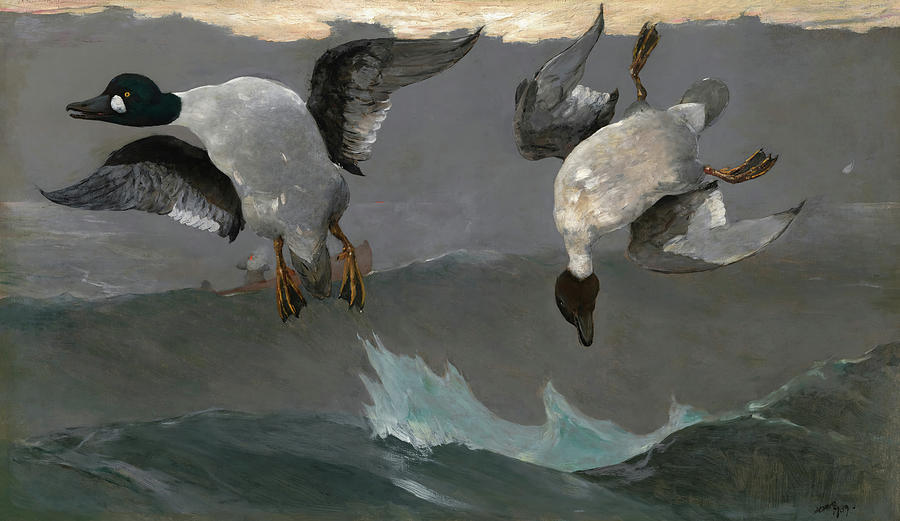 Right And Left By Winslow Homer Photograph