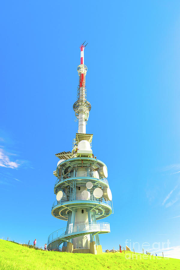 Rigi Kulm Telecommunications Tower Photograph by Benny Marty