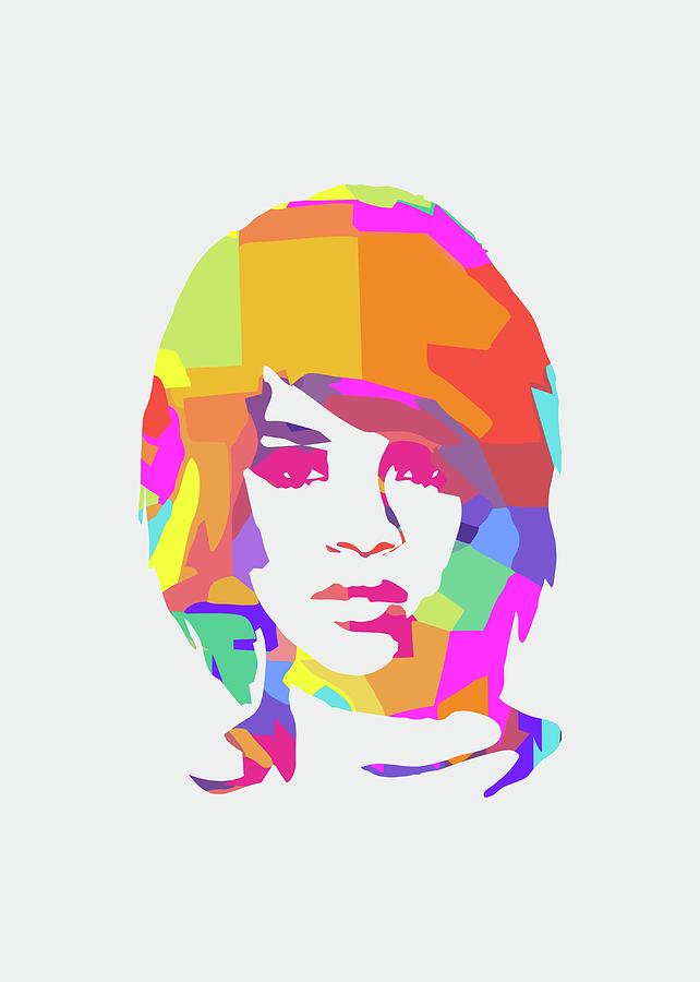 Music Digital Art - Rihanna POP ART by Ahmad Nusyirwan