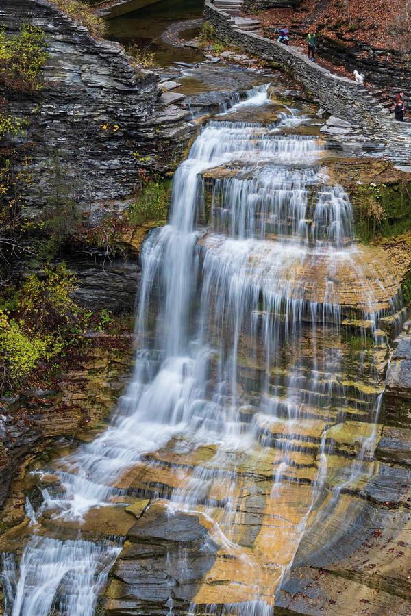 Rim Trail Along Lucifer Falls Photograph By David Hahn Fine Art America