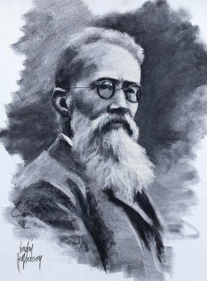 Rimsky Korsakov Drawing by Jordan Henderson