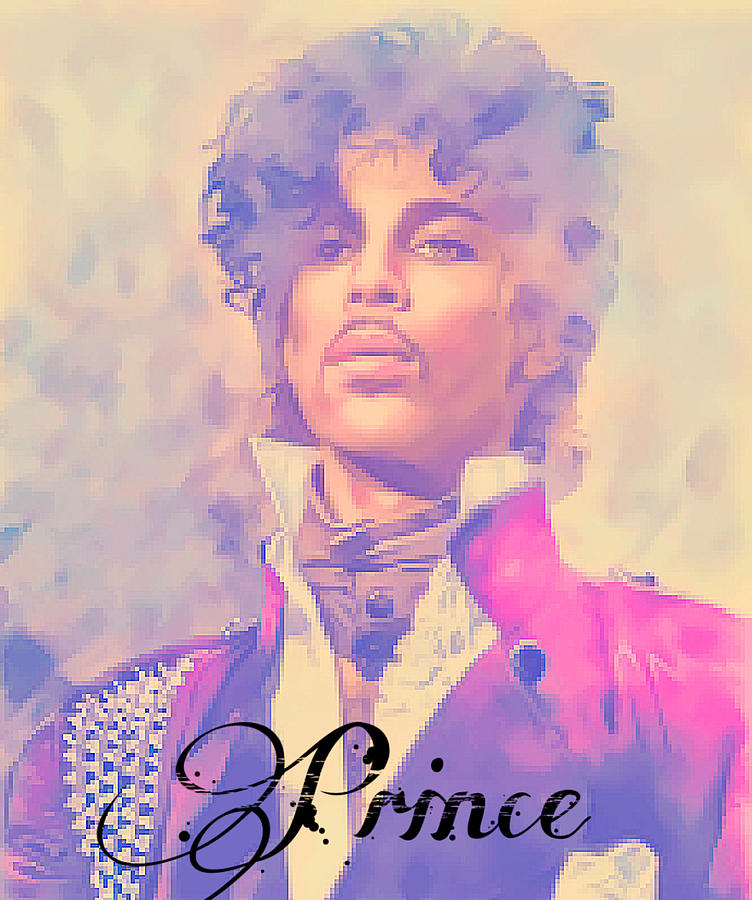 Male Singer Digital Art - Prince by Gayle Price Thomas