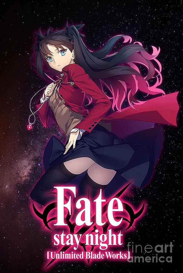 Rin Tosaka Fate Stay Night Painting By Turner Fox - Fine Art America