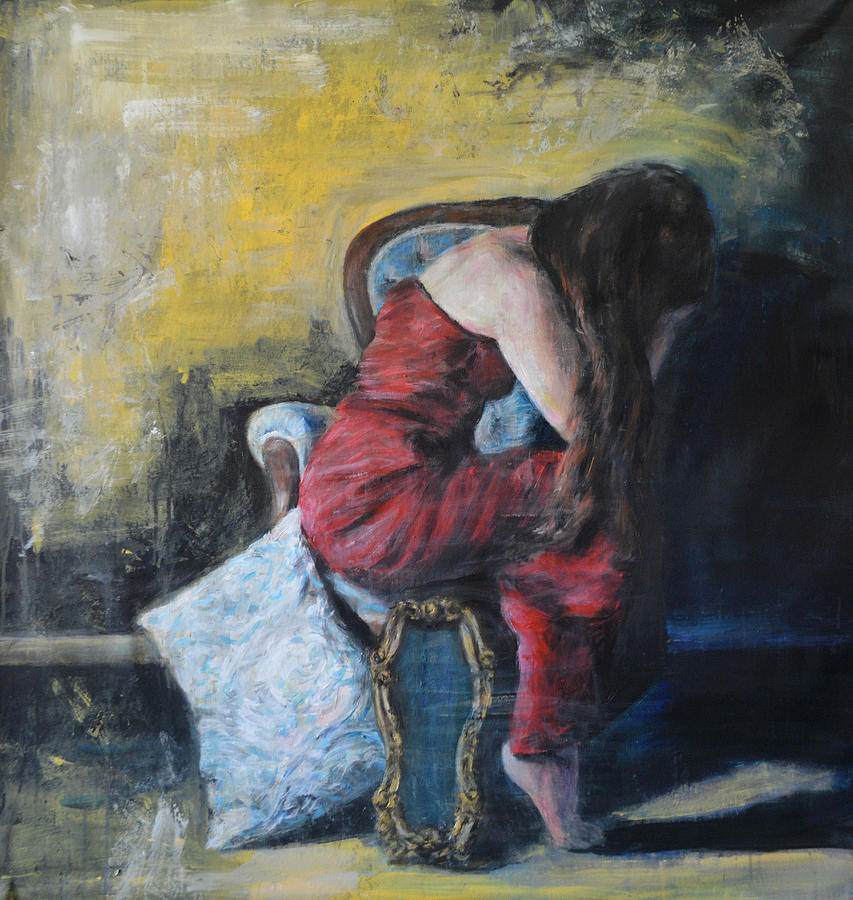 Rinascita Painting by Escha Van den bogerd