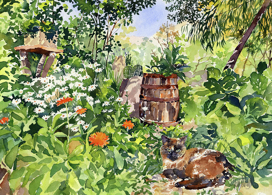 Rincon De Mi Jardin Painting
