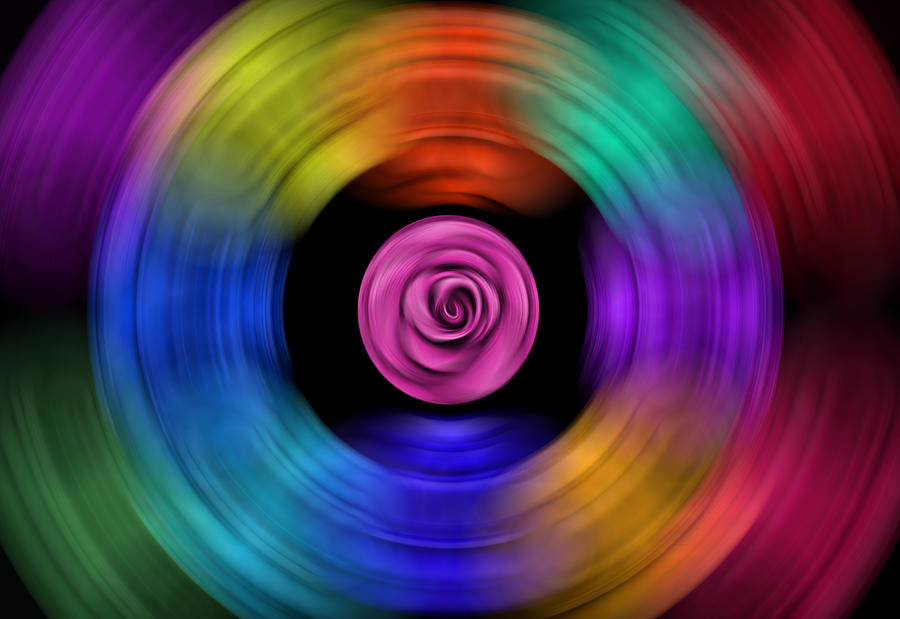 Ring Around the Rose - Abstract Digital Art by Ronald Mills