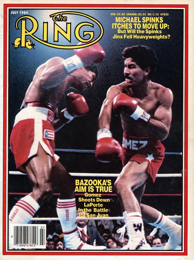Ring Magazine Cover - Wilfredo Gomez and Juan LaPorte Photograph by The Ring Magazine