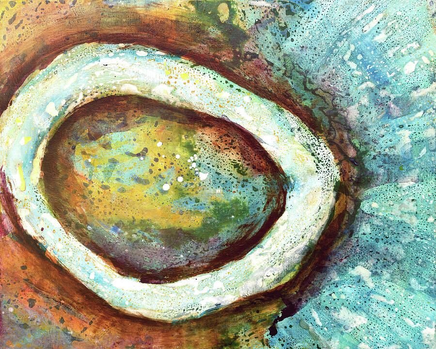 Abstract Painting - Ring by Maria Meester Abstract Painting - Ring by Maria Meester