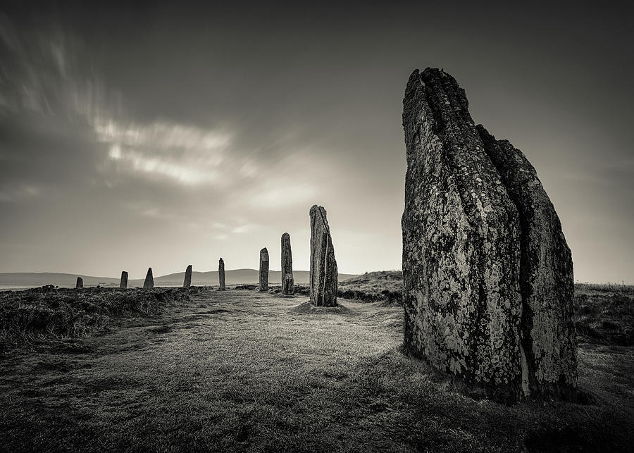 Ring Of Brodgar Photograph by Dave Bowman - Fine Art America