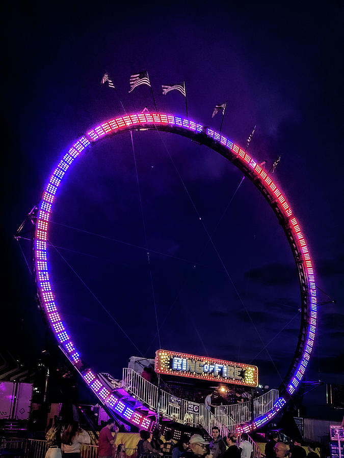 Ring of Fire Ride Photograph by Amy Scheer - Fine Art America