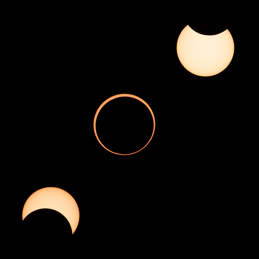 Ring Of Fire Solar Eclipse Phases 10.14.23 Photograph by Ben Ford ...