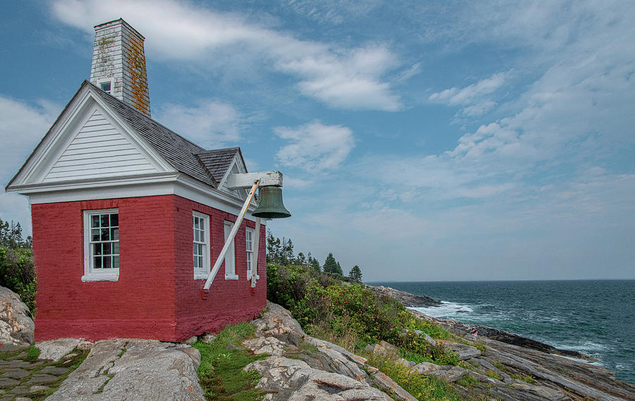 Ring the Bell, Colors of Coastal Maine Photograph by Marcy Wielfaert